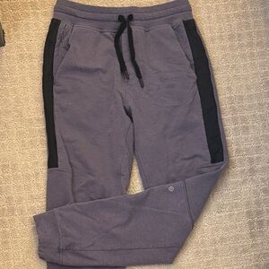 Men’s Lululemon Purple Joggers with Black Accents